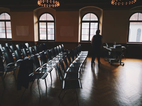 The event room in the old building in St. Gallen.